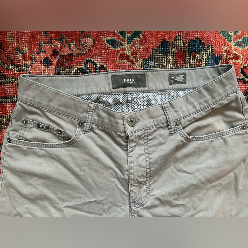 Brax ‘Cooper’ regular casual pant, Size 34/34